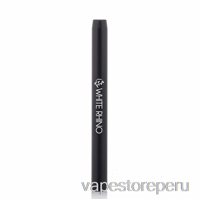 Vape Humo Rinoceronte Blanco Murciélago De Metal Tubo De Catador Negro
